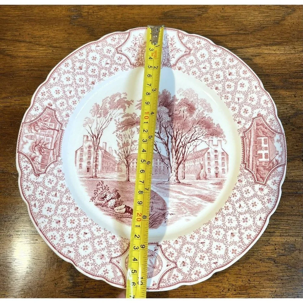 1931 Phillips EXETER ACADEMY NH Royal Cauldon Plate 10.40" ( Code 3)_10